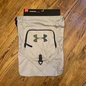 New Under Armour Gray UA Undeniable Sackpack